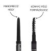 Bellapierre - Twist Up Brow Pencil szemöldök ceruza Deep Brown - Sötét barna