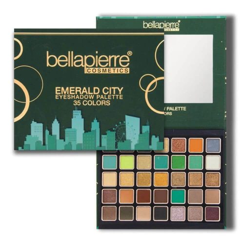 Bellapierre - Emerald City ásványi szemhéjpúder paletta 35 árnyalat